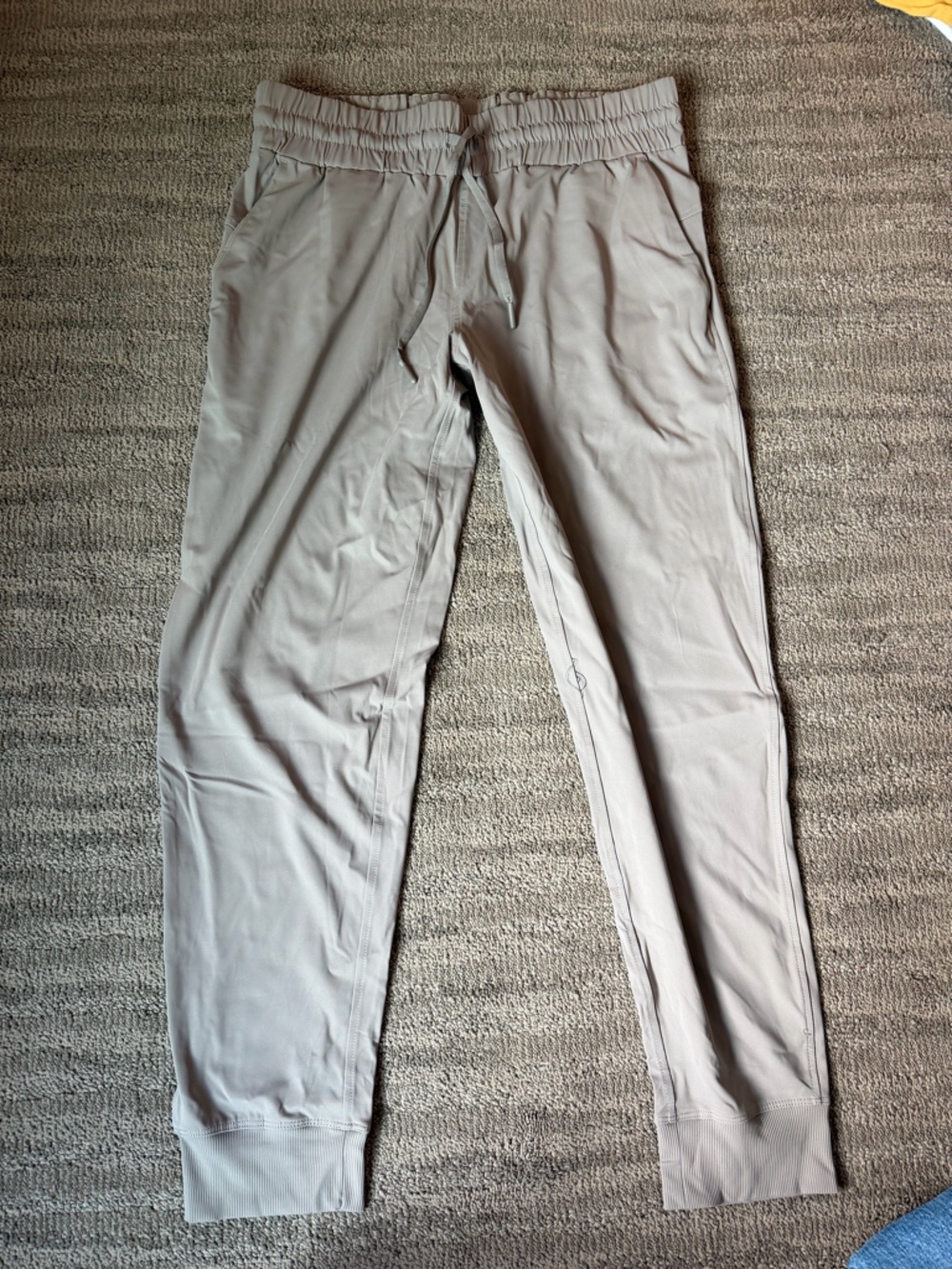 Beige Joggers M – Athleisure / Travel Pants / Cozy Lounge
